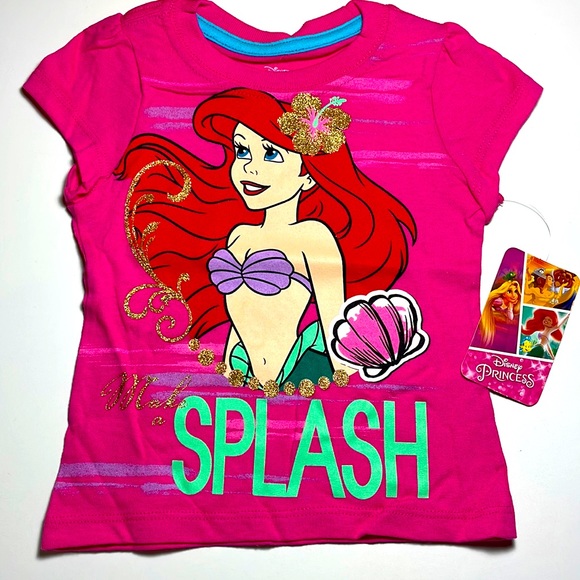 NWT Disney Little Mermaids tee Size 2T